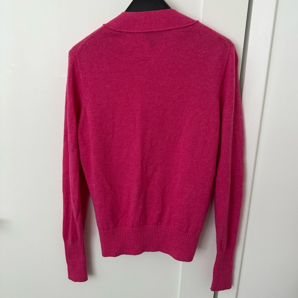 J. Crew 100% Cashmere Pink V-Neck Cardigan | Size: M - Picture 4 of 5